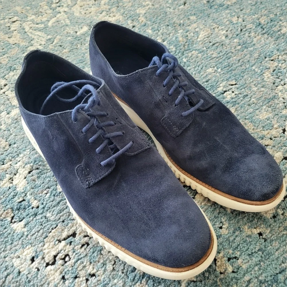Cole Haan Blue Suede Shoes Men’s size 10